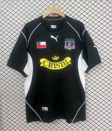 2003 Retro Version Colo-Colo Away Black Thailand Soccer Jersey AAA-95