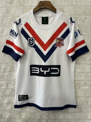 2025 Rooster Away White Thailand Rugby Shirts-805