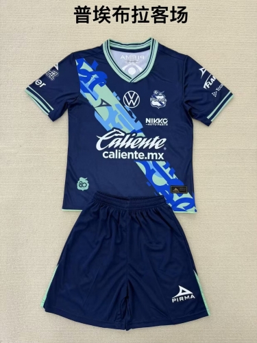 2024/25 Club Puebla Away Royal Blue Soccer Uniform-208