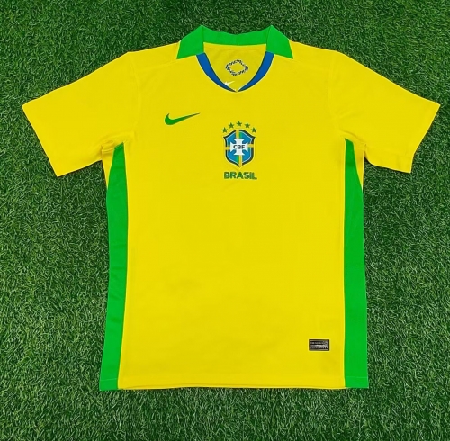 2025/26 Brazil Home Yellow Soccer Thailand Jersey AAA-416/320