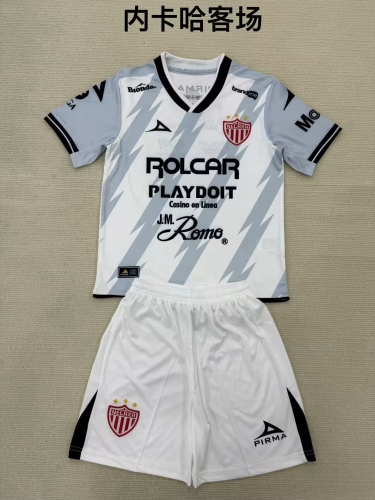 2024/25 Club Necaxa Away White Soccer Uniform-208