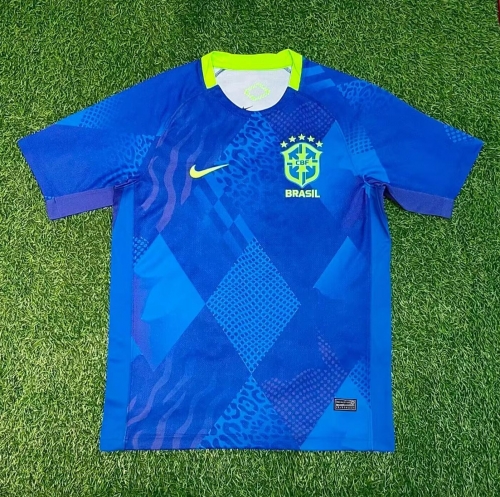 2025/26 Brazil Away Blue Soccer Thailand Jersey AAA-23/809/416