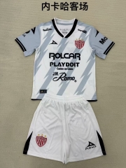 Kids 2024/25 Club Necaxa Away White Kids/Youth Soccer Uniform-208