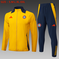 2024/25 Bayern Münche Yellow Soccer Jacket Uniform-815