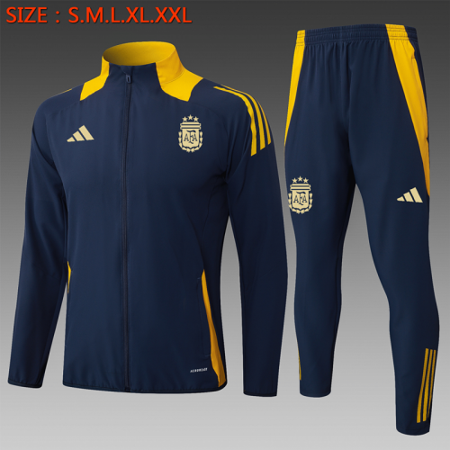 2024/25 Retro Argentina Royal Blue Soccer Jacket Uniform-815