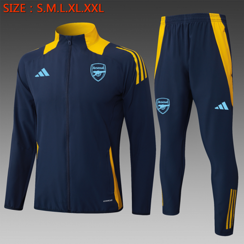 2024/25 Arsenal Royal Blue Soccer Jacket Uniform-815