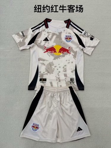 2025/26 New York Red Bulls Away White Soccer Uniform-208