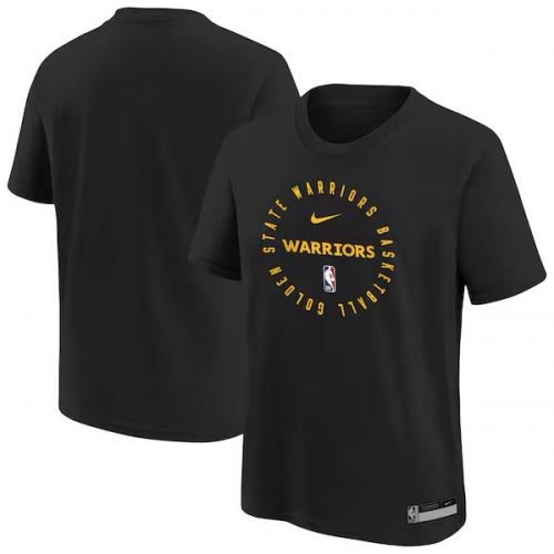 2025 Season NBA Golden State Warriors Black T-Shirts-308