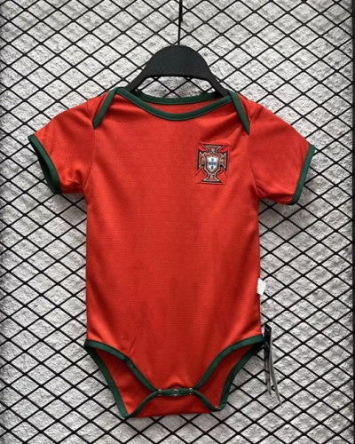 (size 9/12) 2025/26 Portugal Home Red Baby Soccer Uniform-308