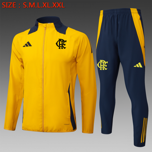 2024/25 Flamengo Yellow Thailand Jacket Uniform-815