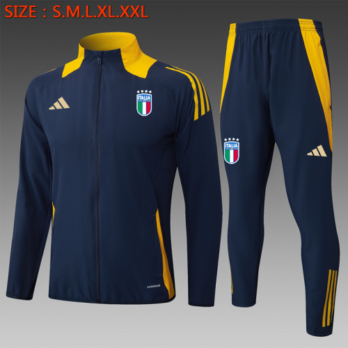 2024/25 Italy RoyaI Blue Soccer Jacket Uniform-815