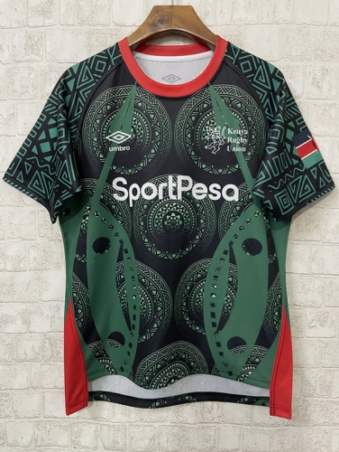 Kenya Sport Green & Black Rugby Shirts-805