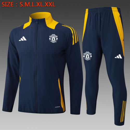 2024/25 Manchester United Royal Blue Thailand Jacket Uniform-815