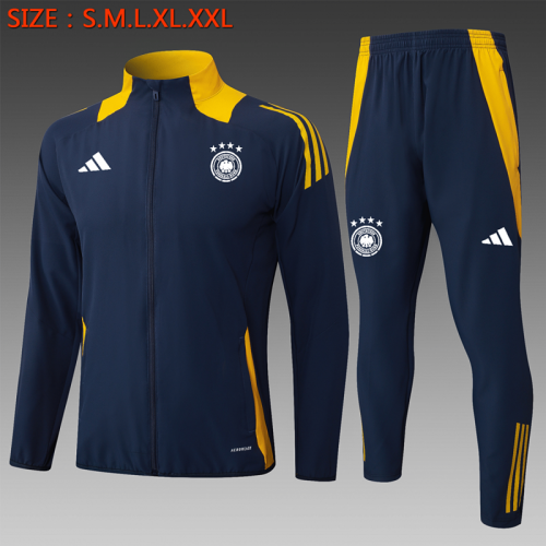 2024-25 Germany Royal Blue Soccer Jacket Uniform-815