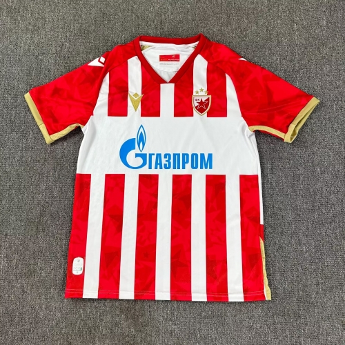 2025/26 Red Star Football Club Home Red & White Thailand Soccer Jersey AAA-417