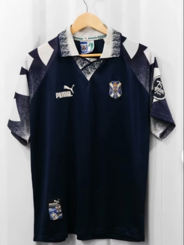 75th Commemorative Version 97/98 Retro Version CD Tenerife Away Cyan Thailand Soccer Jersey AAA-95