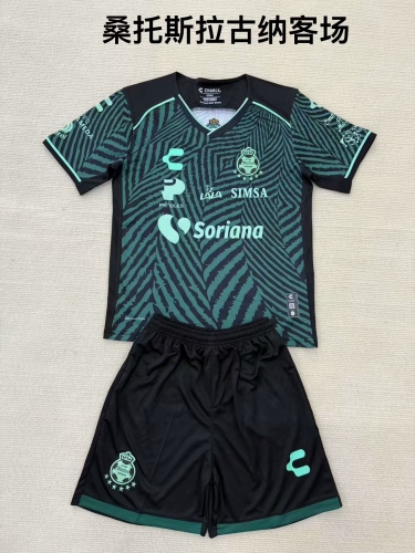 2024/25 Santos Laguna Away Green Soccer Uniform-208