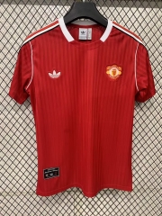 2025/26 Retro Manchester United Red Soccer Cotton T-Shirts-23