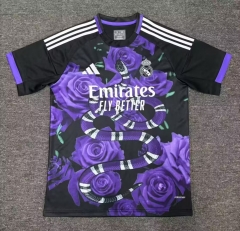 2025/26 Real Madrid Black & Purple Thailand Soccer Jersey AAA-23