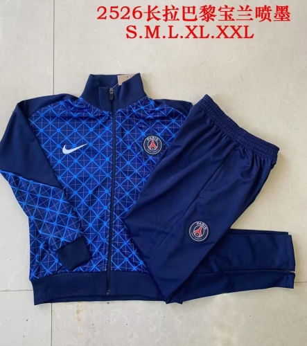 2025-26 Paris SG Royal Blue Thailand Soccer Jacket Uniform-815