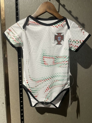 (size 9/12) 2025/26 Portugal Away White Baby Soccer Uniform-308