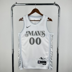 2024 Season City Version NBA Dallas Mavericks White #00 Jersey-311