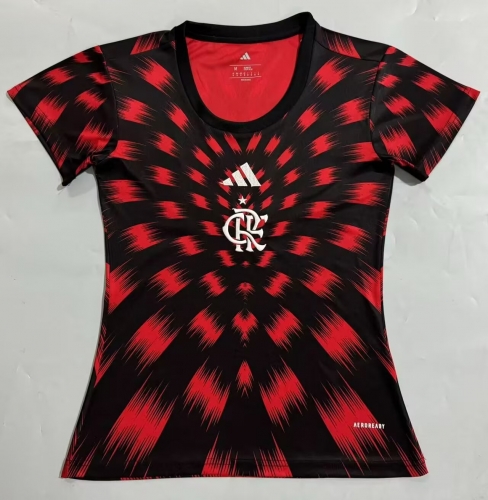 2025/26 CR Flamengo Red & Black Women Thailand Soccer Training Jerseys AAA-908