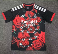 2025/26 Real Madrid Black & Red Thailand Soccer Jersey AAA-47