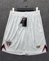 2025/26 São Paulo FC Home White Thailand Soccer Shorts-315