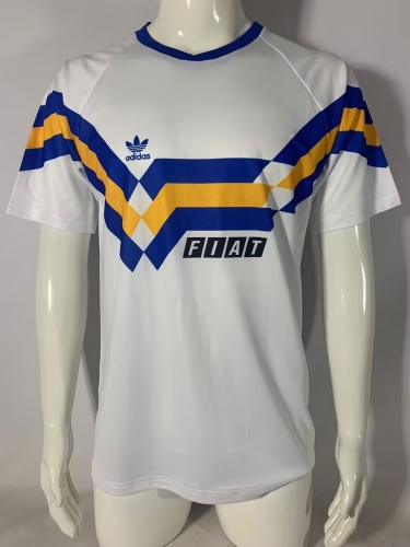 90-91 Retro Version Boca Juniors Away White Thailand Soccer Jersey AAA-503