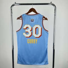 All Star 2025 Season NBA Light Blue #30 Jersey-311