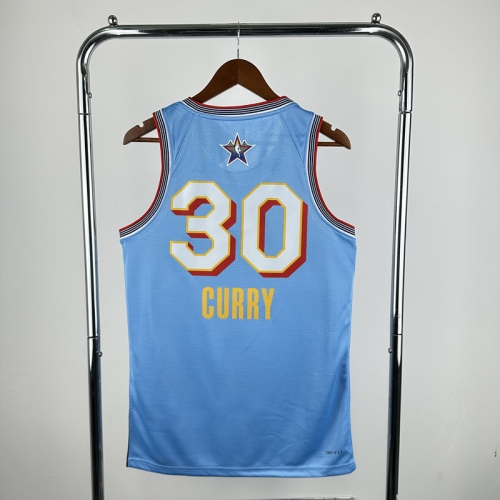 All Star 2025 Season NBA Light Blue #30 Jersey-311