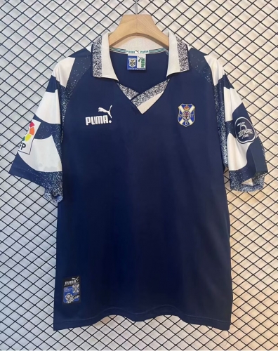 75th Commemorative Version 97/98 Retro Version CD Tenerife Away Cyan Thailand Soccer Jersey AAA-95