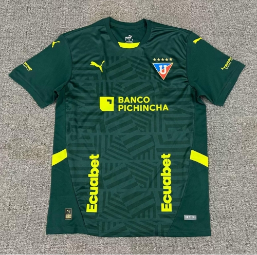 2025/26 Liga Deportiva Universitaria de Quito 2nd Away Green Thailand Soccer Jerseys AAA-1040