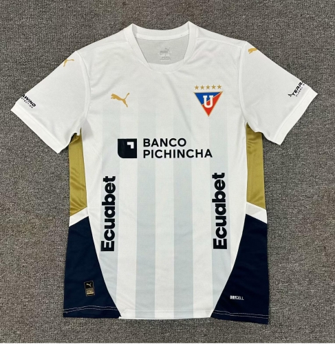 2025/26 Liga Deportiva Universitaria de Quito Home White Thailand Soccer Jerseys AAA-1040