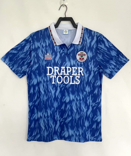 1992 Retro Version Southampton Away Blue Thailand Soccer Jersey-709/811