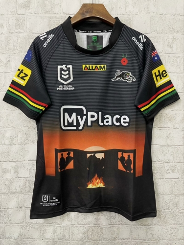 2025 Season Jagua  Black Thailand Rugby Shirts-805