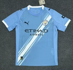 2025/26 Manchester City Home Blue Thailand Soccer Jerseys AAA-416/407