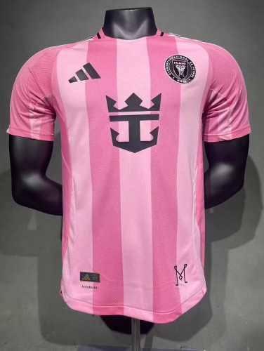 Player Version 2025/26 Inter Miami CF Home Pink Thailand Soccer Jersey AAA-MY/703/308