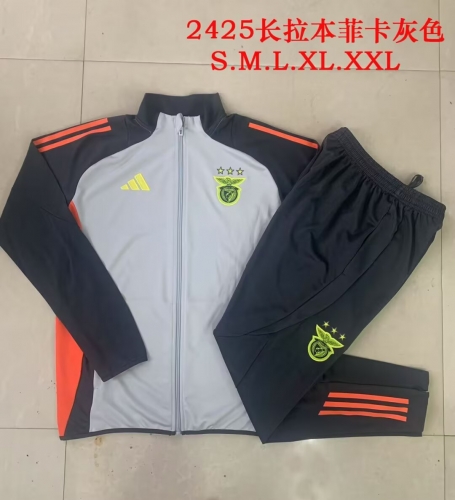 2024/25 Benfica Gray Training Thailand Jacket Uniform-815