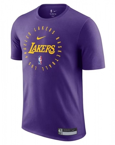 2025 Season NBA Los Angeles Lakers Purple T-Shirts-308