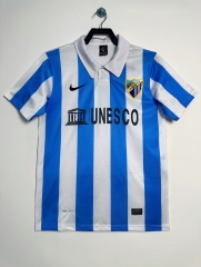 12/13 Retro Version Málaga CF Home Blue & White Thailand Soccer Jersey AAA-811