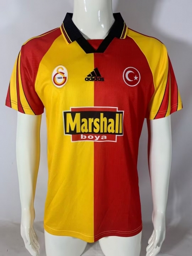 98/99 Retro Version Galatasaray SK Home Red Thailand Soccer Jerseys AAA-503