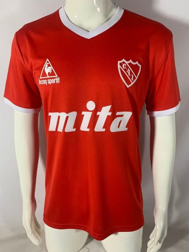 86/88 Retro Version Club Atlético Independiente Home Red Thailand Soccer Jersey AAA-503