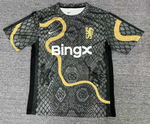 2025/26 Snake Year Commemorative Version Chelsea Black Thailand Soccer Jersey AAA-23