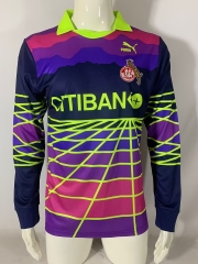 91/92 Retro Version FC Köln Goalkeeper Purple & Blue LS Thailand Soccer Jersey AAA-503