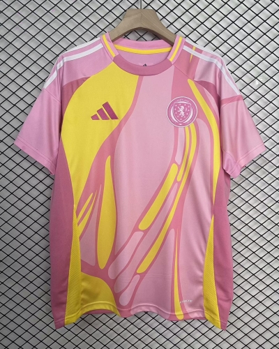 2025/26 Scotland Away Pink Thailand Soccer Jersey AAA-95/320