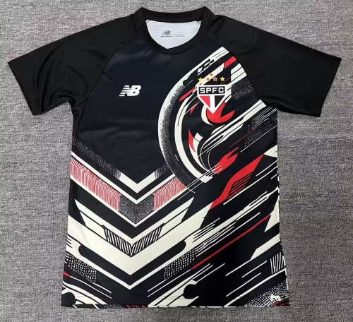 2025/26 São Paulo FC Black Training Thailand Soccer Jerseys-23/510/1116