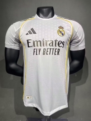 Player Version 2025/26 Real Madrid Home White Thailand Soccer Jersey AAA-MY/703