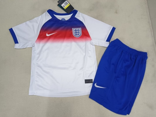 Kids 2025/26 England Home White Kids/Youth Soccer Uniform-507/123